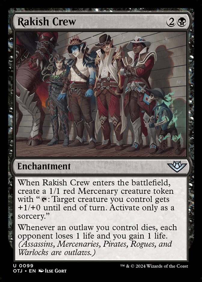 Rakish Crew - carta Magic The Gathering