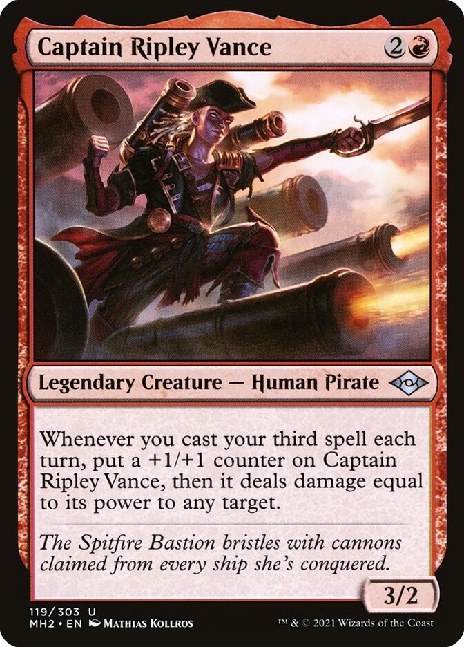 Captain Ripley Vance - carta Magic The Gathering