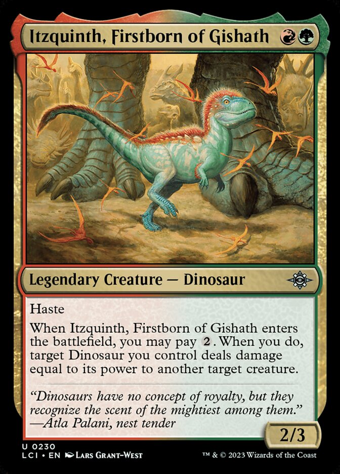Itzquinth, Firstborn of Gishath - LCI-230-F-LDG