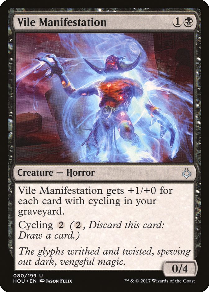 Vile Manifestation - carta Magic The Gathering