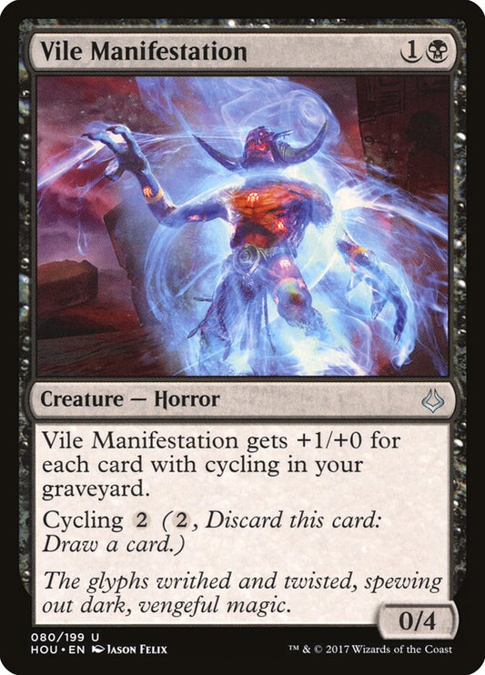 Vile Manifestation - carta Magic The Gathering