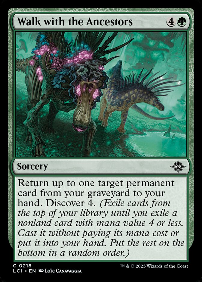 Walk with the Ancestors - carta Magic The Gathering