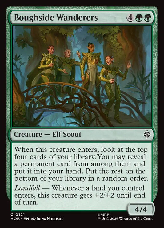 Boughside Wanderers - carta Magic The Gathering