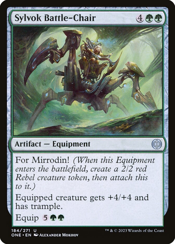 Sylvok Battle-Chair - carta Magic The Gathering