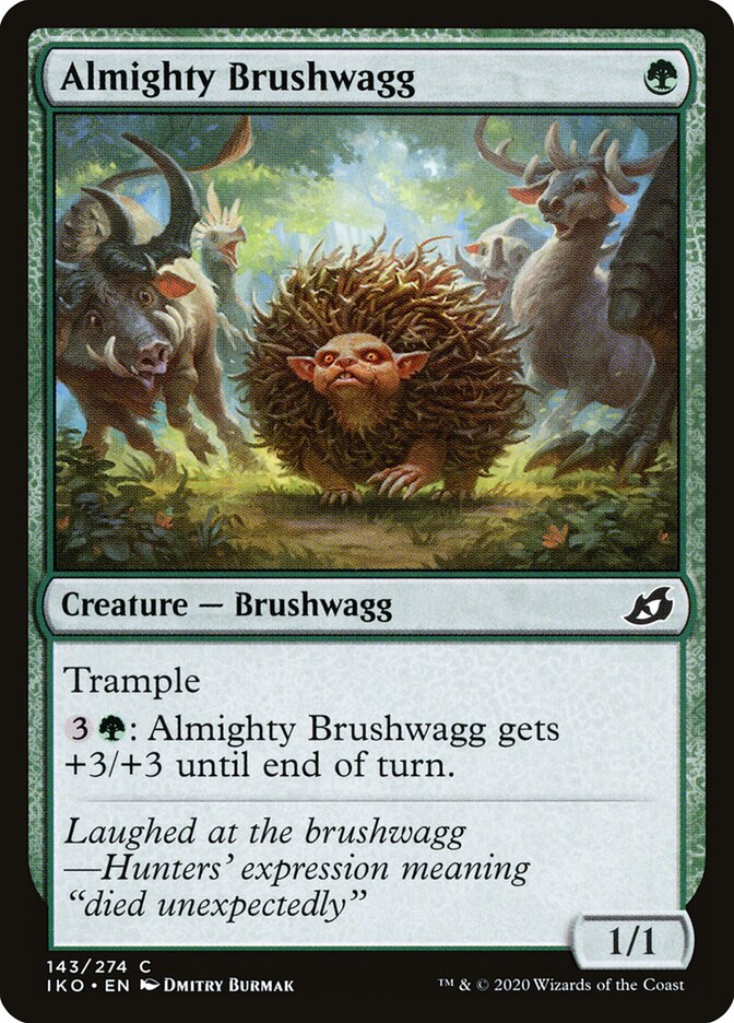 Almighty Brushwagg - carta Magic The Gathering