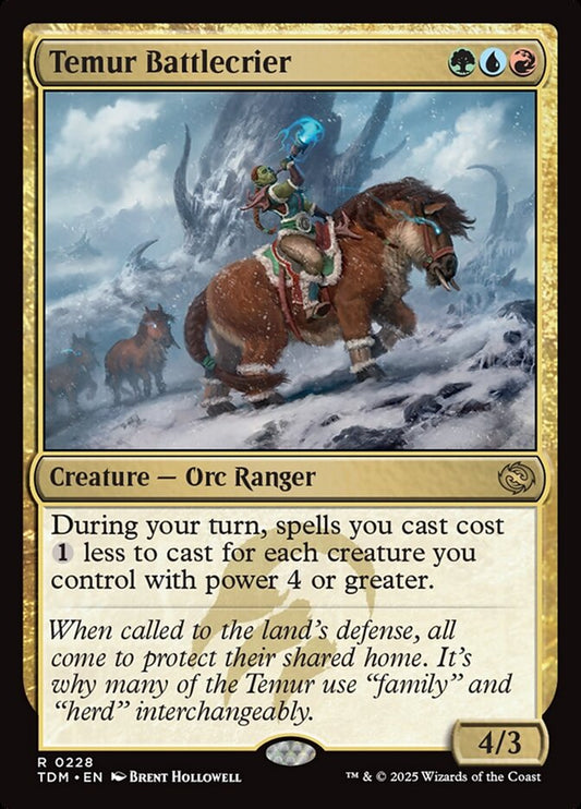 Temur Battlecrier - TDM-228-NF-STD