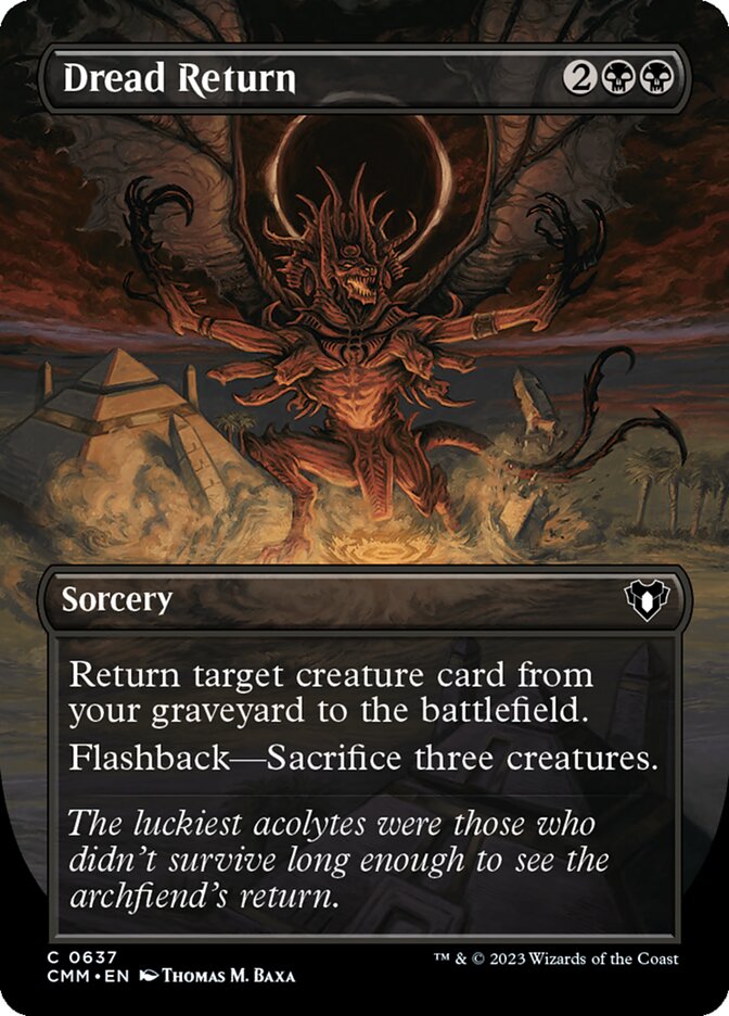 Dread Return - carta Magic The Gathering