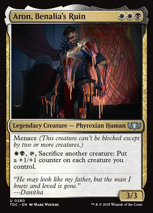 Aron, Benalia's Ruin - carta Magic The Gathering