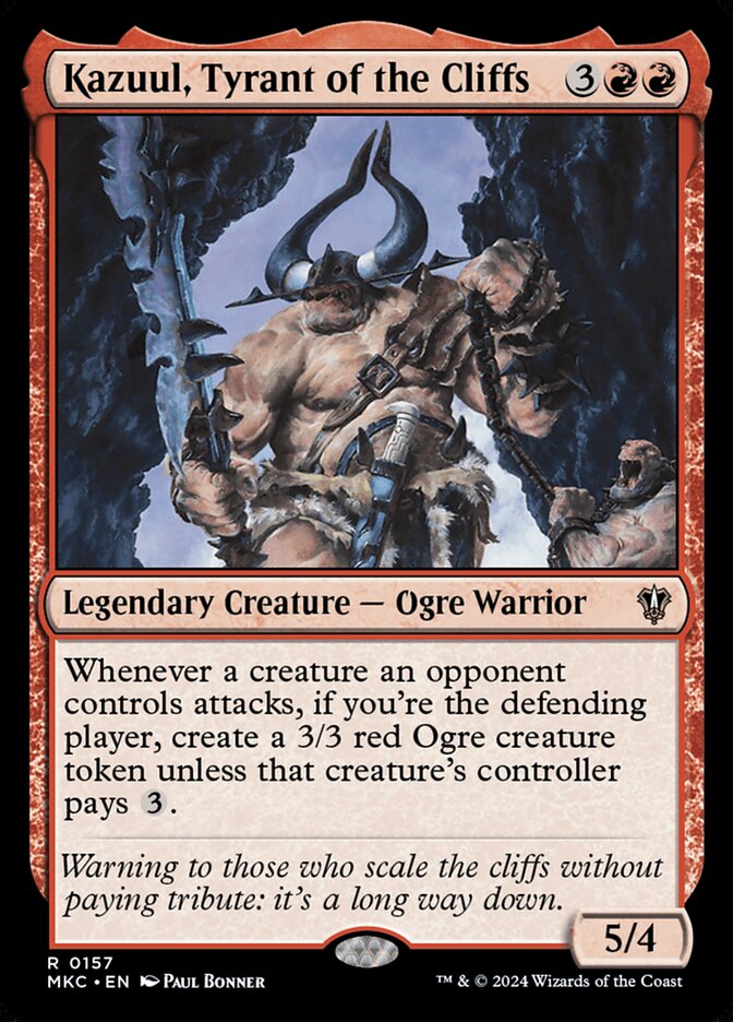 Kazuul, Tyrant of the Cliffs - carta Magic The Gathering