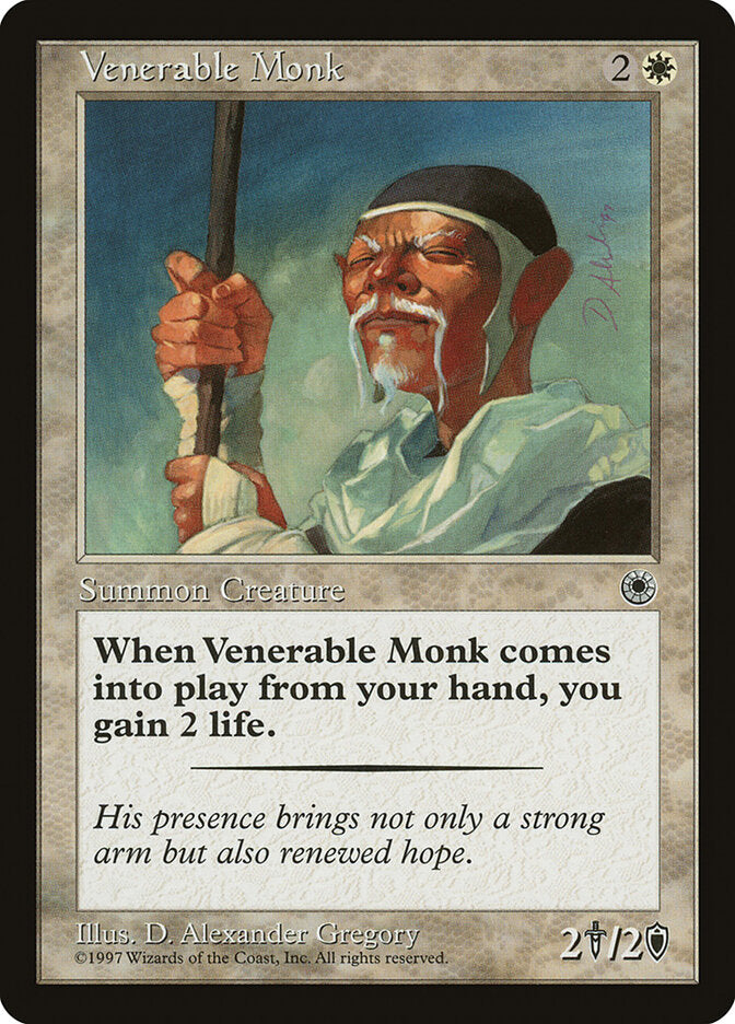 Venerable Monk - carta Magic The Gathering