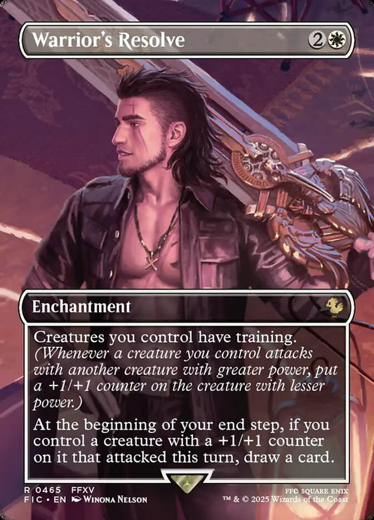 Warrior's Resolve - FIC-465-F-ENC-FA-FFX-INV-UNI