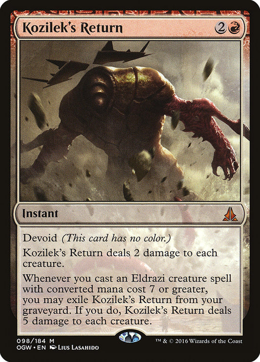 Kozilek's Return - carta Magic The Gathering