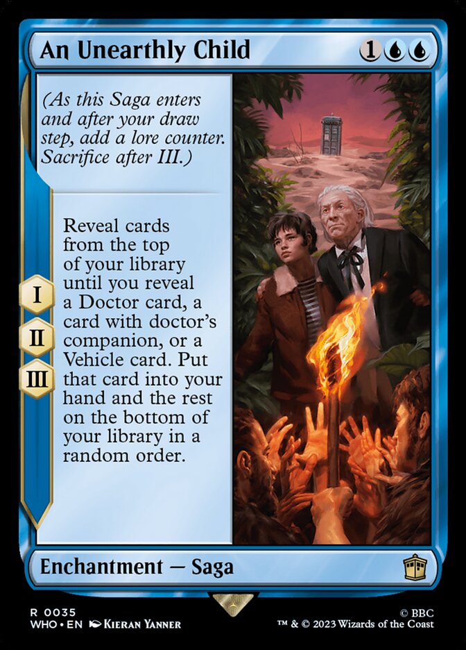 An Unearthly Child - carta Magic The Gathering
