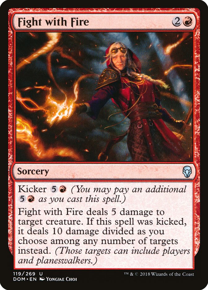 Fight with Fire - carta Magic The Gathering