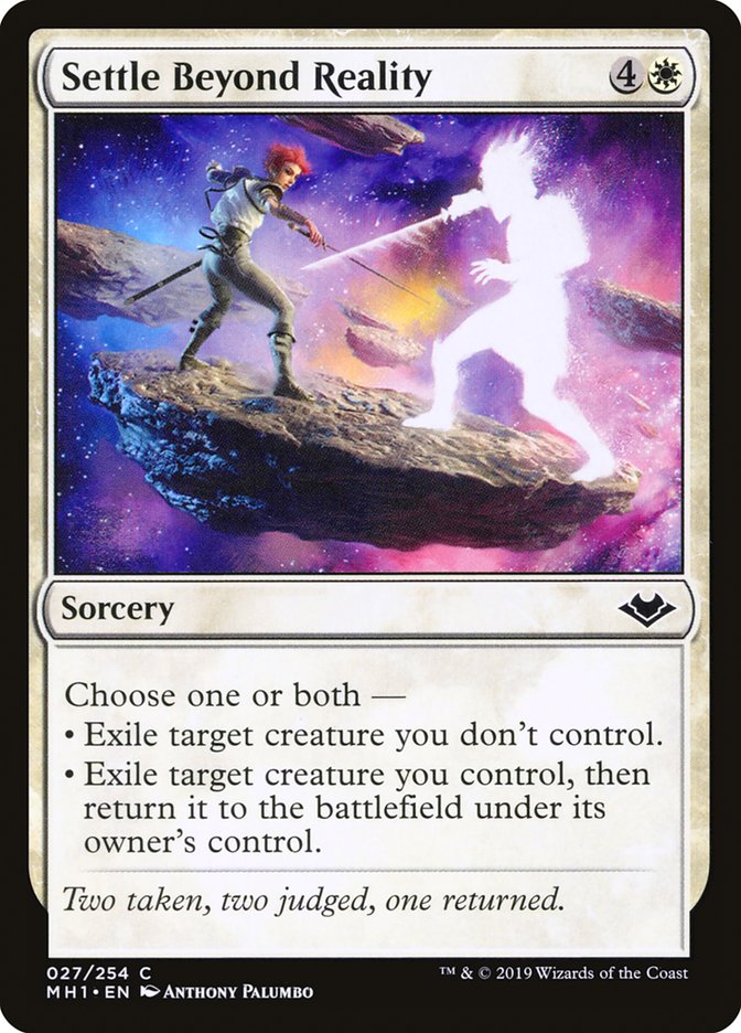 Settle Beyond Reality - MH1-027-NF-STD