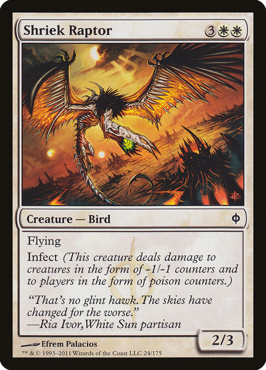 Shriek Raptor - carta Magic The Gathering