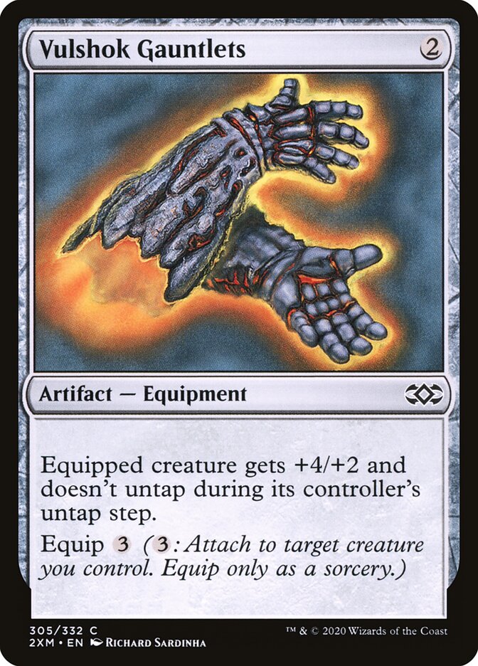 Vulshok Gauntlets - carta Magic The Gathering