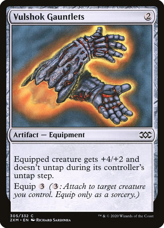 Vulshok Gauntlets - carta Magic The Gathering