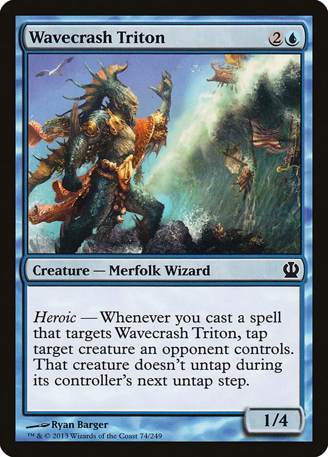 Wavecrash Triton - carta Magic The Gathering
