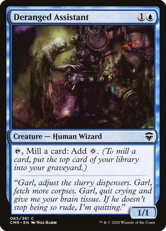 Deranged Assistant - carta Magic The Gathering