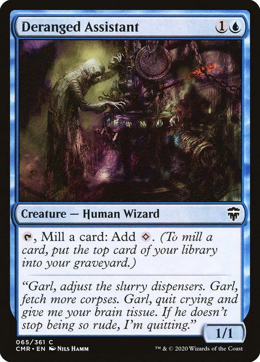 Deranged Assistant - carta Magic The Gathering