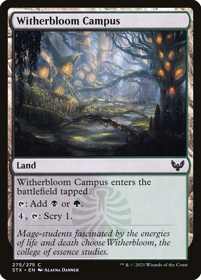 Witherbloom Campus - carta Magic The Gathering