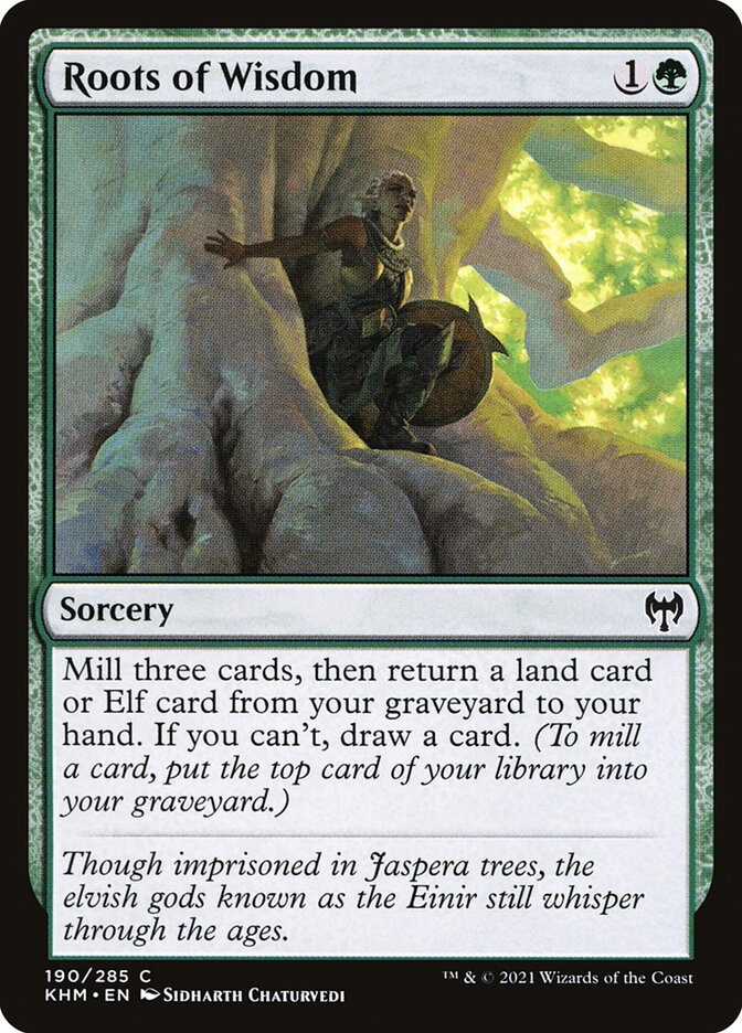 Roots of Wisdom - carta Magic The Gathering