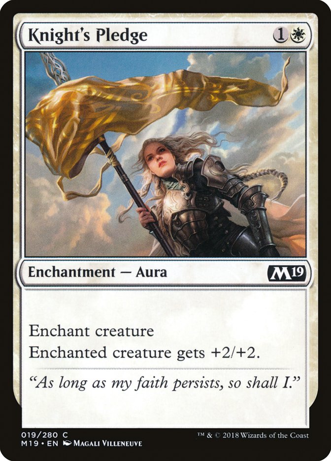 Knight's Pledge - M19-019-NF-STD