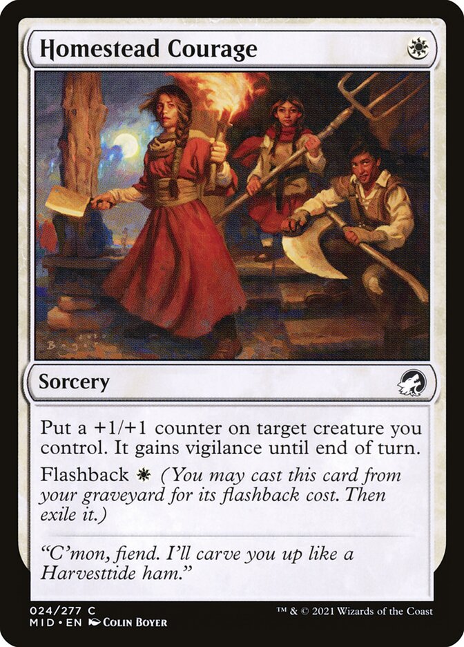 Homestead Courage - carta Magic The Gathering