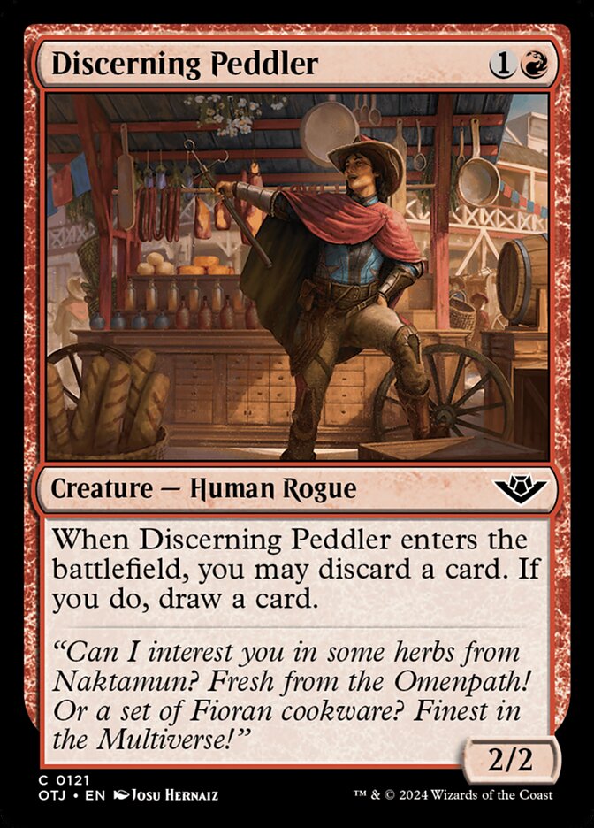 Discerning Peddler - carta Magic The Gathering