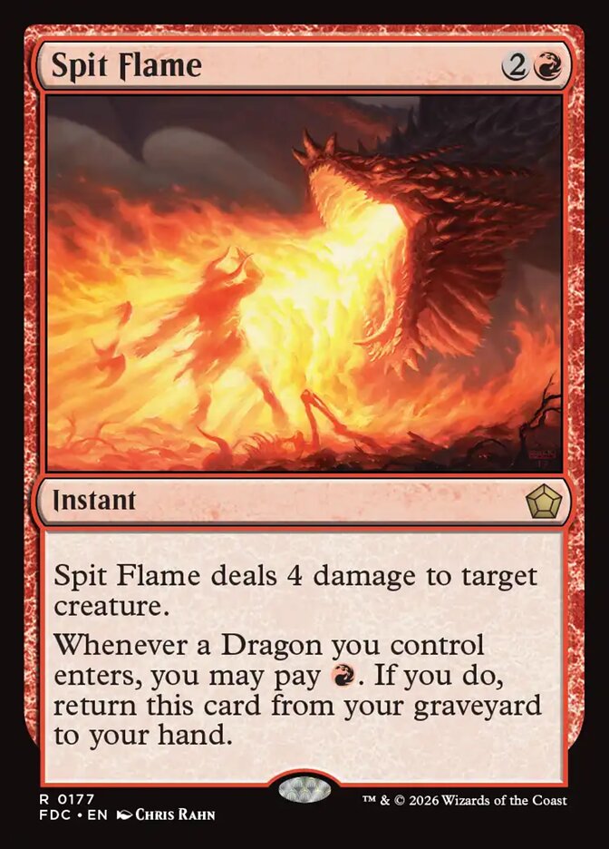 Spit Flame - carta Magic The Gathering