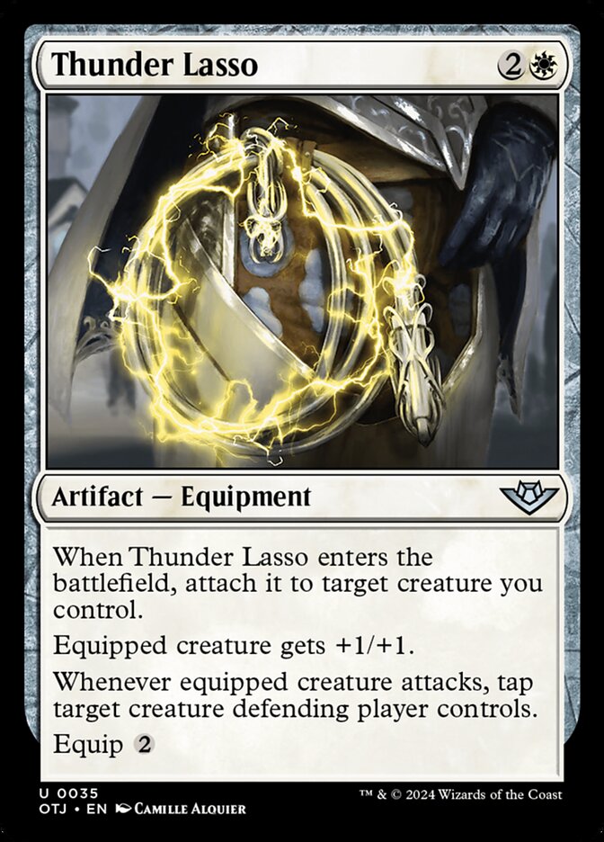 Thunder Lasso - carta Magic The Gathering