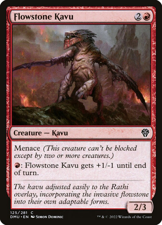 Flowstone Kavu - carta Magic The Gathering
