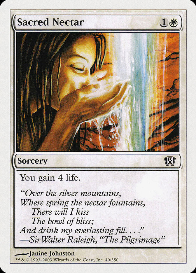 Sacred Nectar - carta Magic The Gathering
