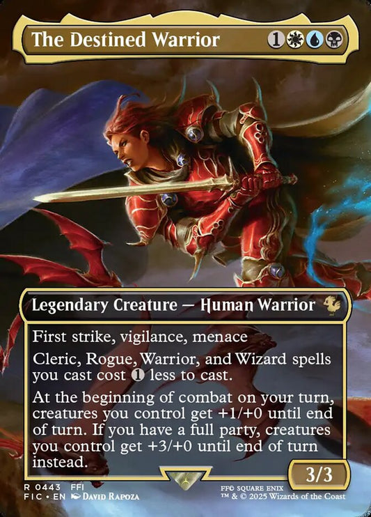 The Destined Warrior - FIC-443-F-FA-FFI-INV-LDG-UNI