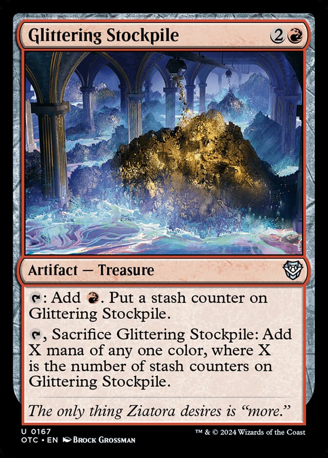 Glittering Stockpile - carta Magic The Gathering