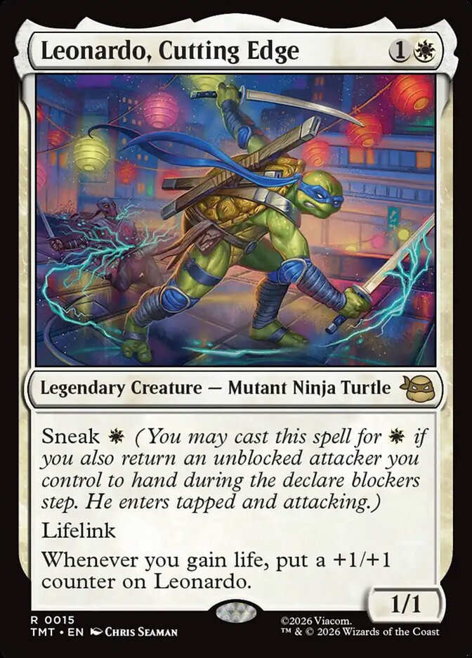 Leonardo, Cutting Edge - carta Magic The Gathering