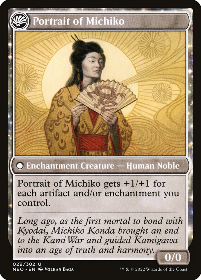 Portrait of Michiko - carta Magic The Gathering