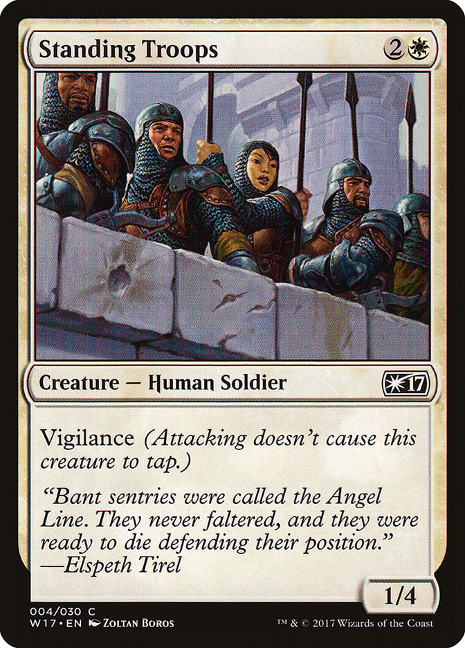 Standing Troops - carta Magic The Gathering