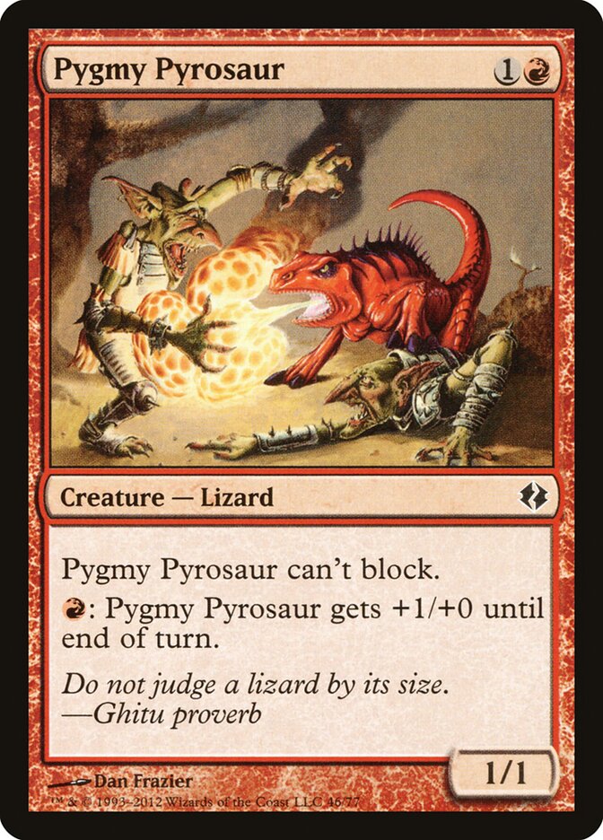Pygmy Pyrosaur - carta Magic The Gathering