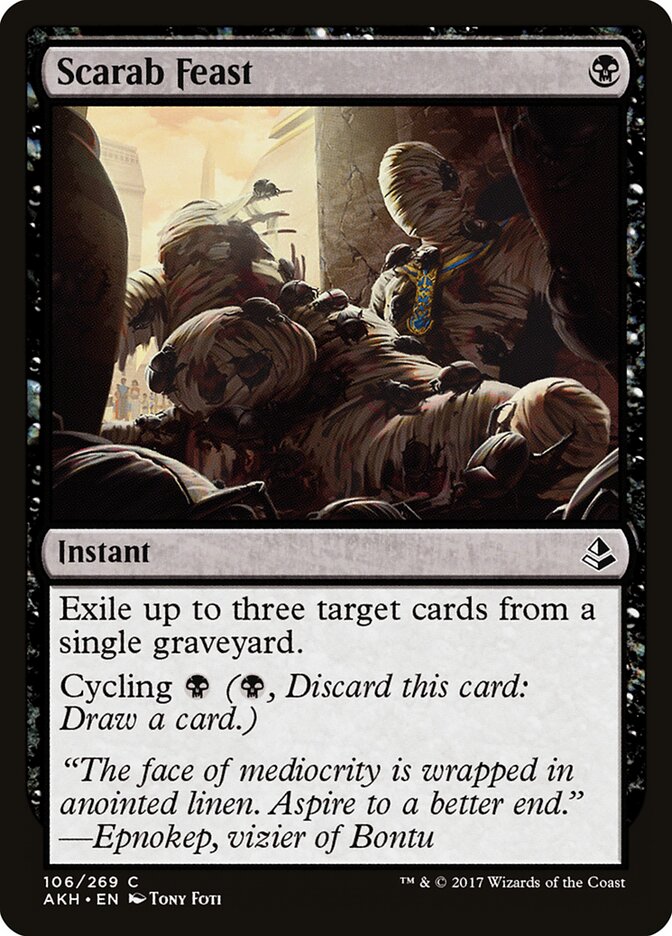 Scarab Feast - carta Magic The Gathering