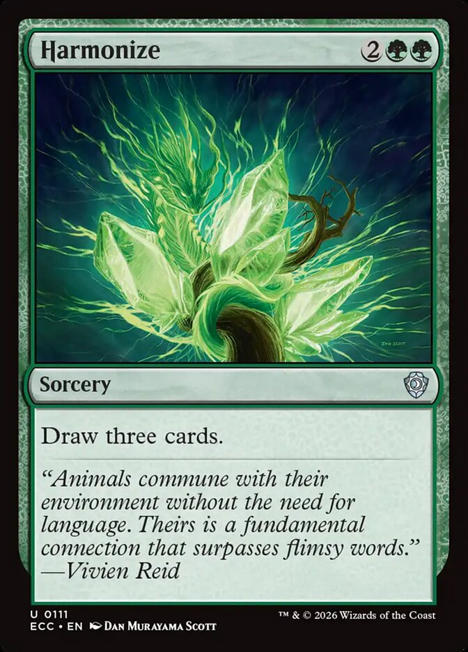 Harmonize - carta Magic The Gathering