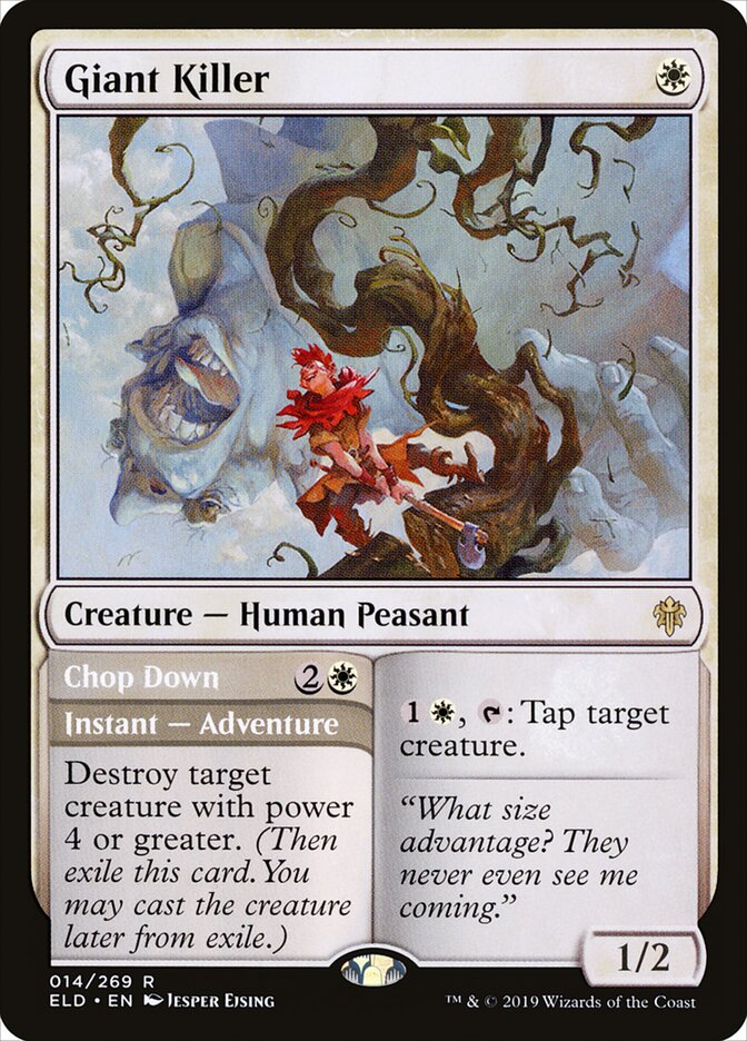 Giant Killer // Chop Down - carta Magic The Gathering