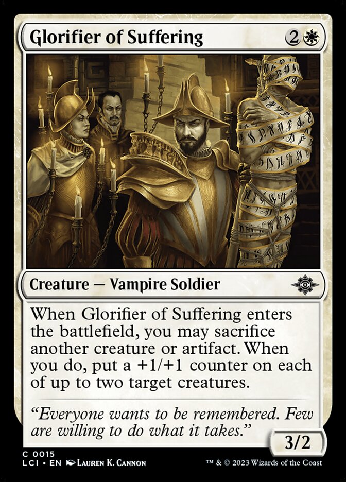 Glorifier of Suffering - carta Magic The Gathering