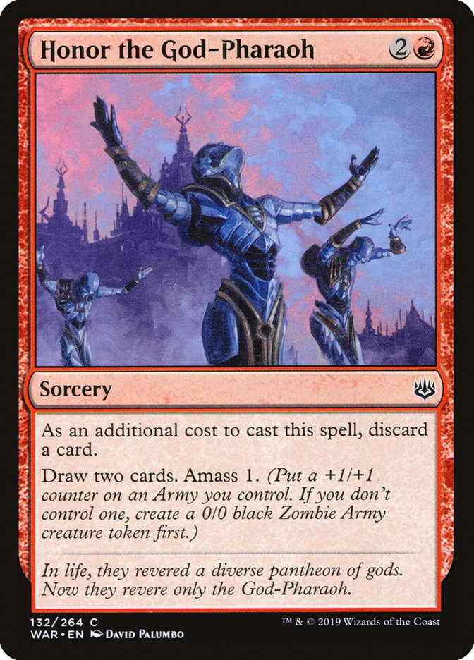 Honor the God-Pharaoh - carta Magic The Gathering