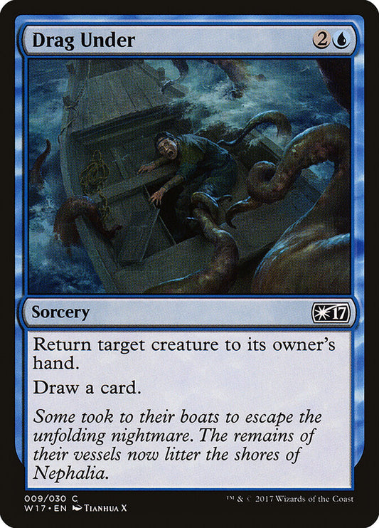 Drag Under - carta Magic The Gathering