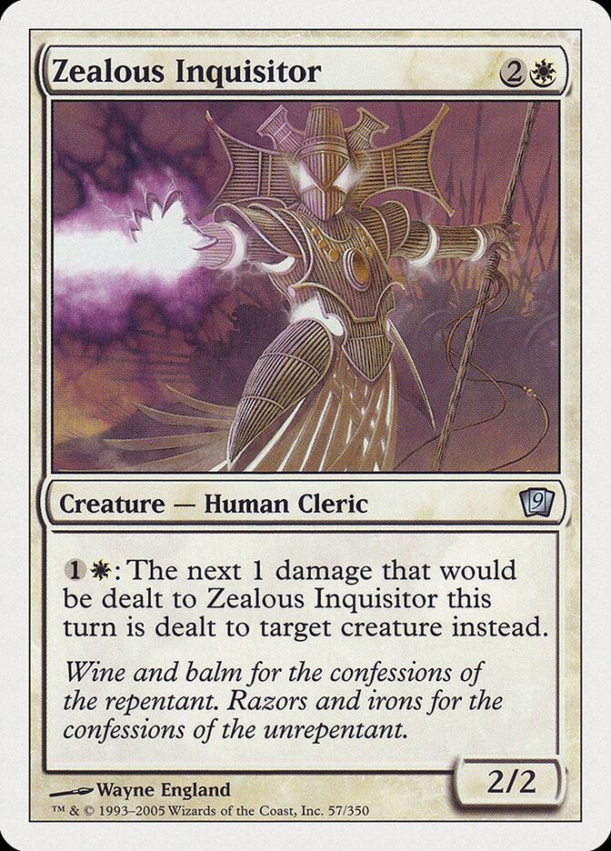 Zealous Inquisitor - carta Magic The Gathering