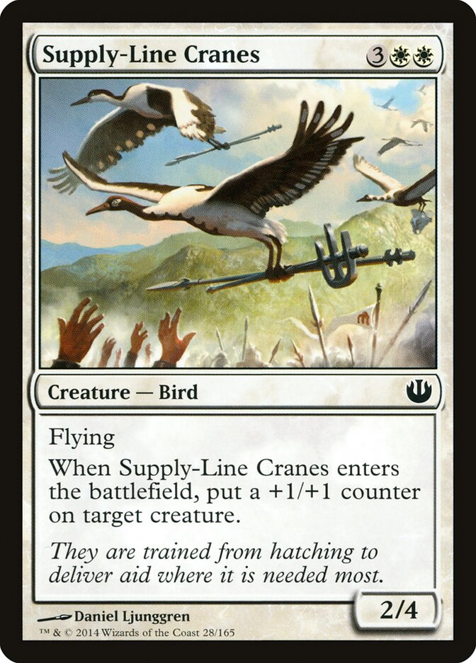 Supply-Line Cranes - carta Magic The Gathering