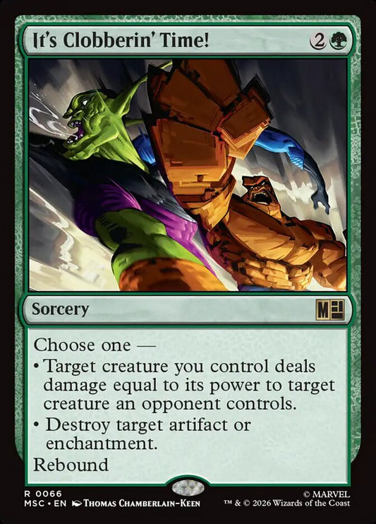 It's Clobberin' Time! - carta Magic The Gathering
