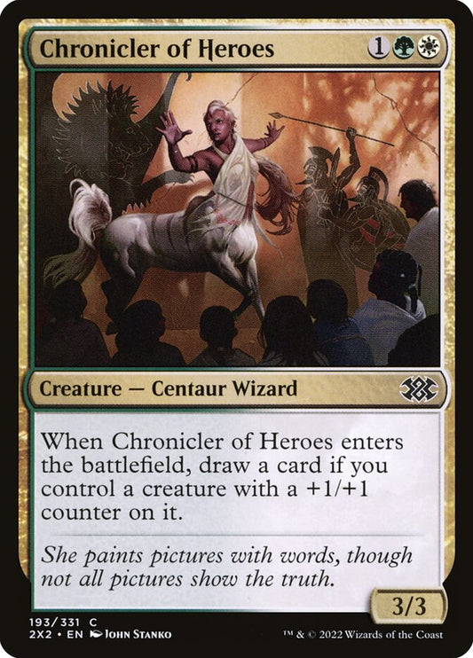 Chronicler of Heroes - carta Magic The Gathering